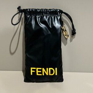 Authentic Fendi Sunglasses/eyeglasses Soft Pouch Black